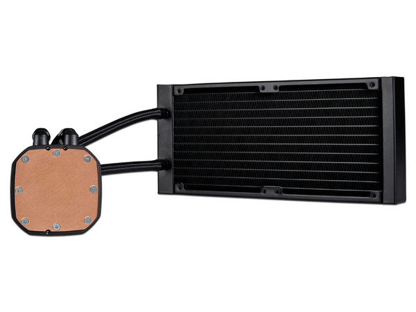 Sistema de enfriamiento líquido Corsair Hydro H100i, con iluminación RGB, 240mm. soporta Socket Intel LGA 1156, 1155, 1151, 1150, 2011, 2066, AMD AM4, FM1/FM2, sTR4.  Reacondicionado.