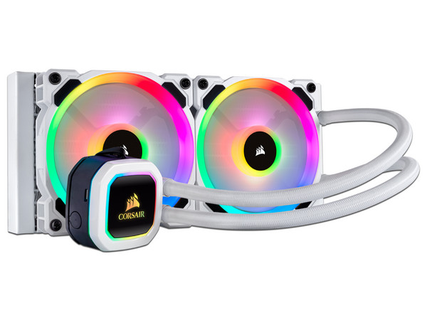 Sistema de enfriamiento líquido Corsair Hydro H100i RGB Platinum SE, 240mm. soporta Socket Intel LGA 1156 / 1155 / 1151 / 1150 / 2011 / 2066, AMD AM4 / AM3 / AM2.