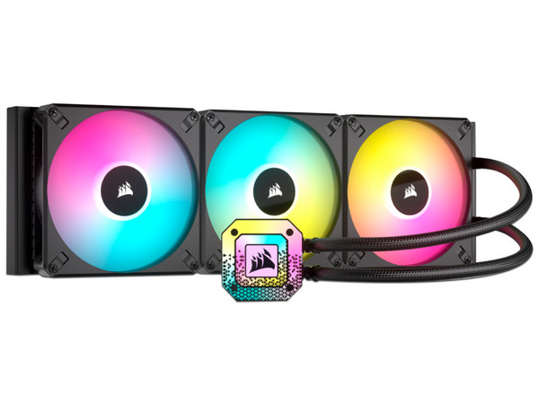 Sistema de Enfriamiento Líquido Corsair iCUE H170i ELITE CAPELLIX XT RGB de 420mm. Color Negro.