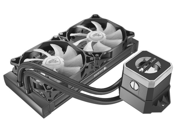 Sistema de Enfriamiento líquido Cougar Helor 240 RGB, 120mm, Soporta Socket AMD AM4 / AM3 + / AM3 / AM2 + / AM2, Intel LGA 2066 / 2011-3 / 2011 /1366.