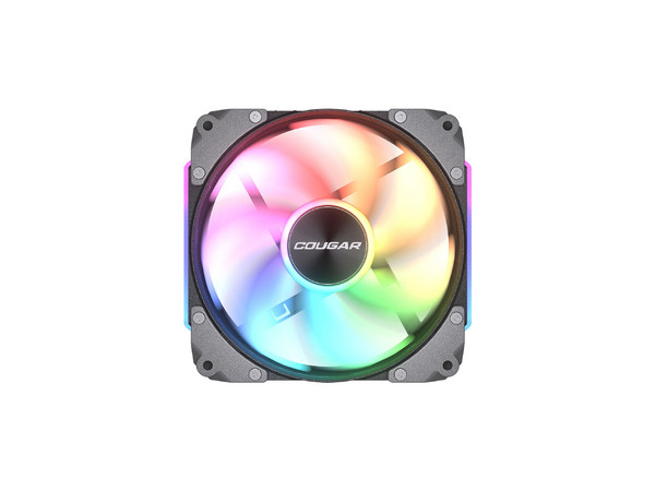 Kit COUGAR Apolar 120, paquete de 3 ventiladores ARGB de 120mm, Color Negro.
