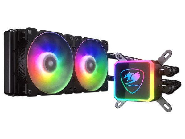 Sistema de enfriamiento líquido Cougar AQUA 240 ARGB para socket Intel LGA 1200/ 2066 / 2011 / 1366 / 1156 / 1155 / 775 / AMD AM4 / FM2 / FM1 / AM3+ / AM3 / AM2+ / AM2 / TR4.