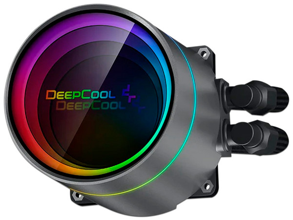 Sistema de enfriamiento líquido Deepcool CASTLE 240EX A-RGB, 240mm, color negro.