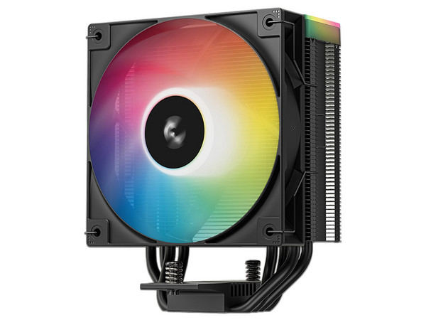 Disipador y Ventilador DeepCool AG400 BK ARGB V2, 2100 RPM, Socket Intel LGA 1851 y 1700, AMD AM5, AM4. Color Negro.