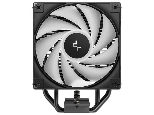 Disipador y Ventilador DeepCool AG400 BK ARGB V2, 2100 RPM, Socket Intel LGA 1851 y 1700, AMD AM5, AM4. Color Negro.
