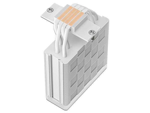 Disipador y Ventilador DeepCool AG400 WH ARGB V2, 2100 RPM, Socket Intel LGA 1851 y 1700, AMD AM5, AM4. Color Blanco.