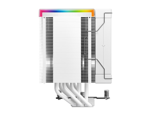 Disipador DEEPCOOL AK500 Digital, Compatible con AM5 y LGA1700, Pantalla Digital, Diseño de Alta Eficiencia, Color Blanco.