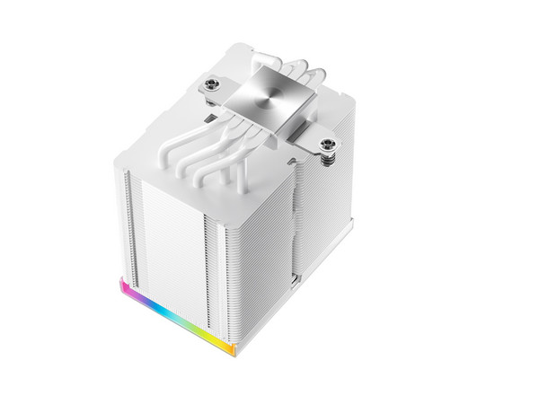 Disipador DEEPCOOL AK500 Digital, Compatible con AM5 y LGA1700, Pantalla Digital, Diseño de Alta Eficiencia, Color Blanco.