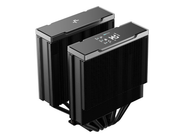 Disipador y Ventilador DeepCool AK620 G2 Digital NYX, 2000 RPM, 2 x 120mm, Socket Intel LGA 1851 y 1700, AMD AM5, AM4. Color Negro.