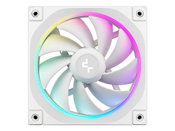 Kit de 3 Ventiladores Deepcool FL12, 2150RPM, 120mm, RGB, Color Blanco