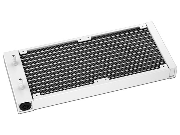 Disipador de Enfriamiento Líquido DEEPCOOL LE240 V2 ARGB, Radiador de 240mm, Compatible con LGA1851 y AM5. Color Blanco.