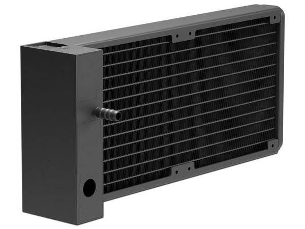 Sistema de Enfriamiento Líquido GAMDIAS CHIONE E4-240: Bomba PWM a 4600 RPM, Ventiladores ARGB PWM 120mm, Iluminación RGB Personalizable.