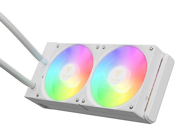 Enfriamiento Gamdias CHIONE E4-240, ARGB, Blanco, Compatible LGA1700/AM5, Digital.