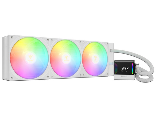 Enfriamiento Gamdias Chione E4 420, Blanco, ARGB, Digital, Compatible LGA1700/AM5.