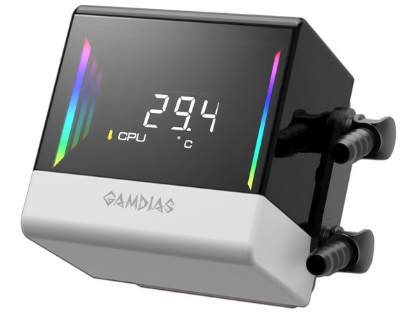 Enfriamiento Gamdias Chione E4 420, Blanco, ARGB, Digital, Compatible LGA1700/AM5.