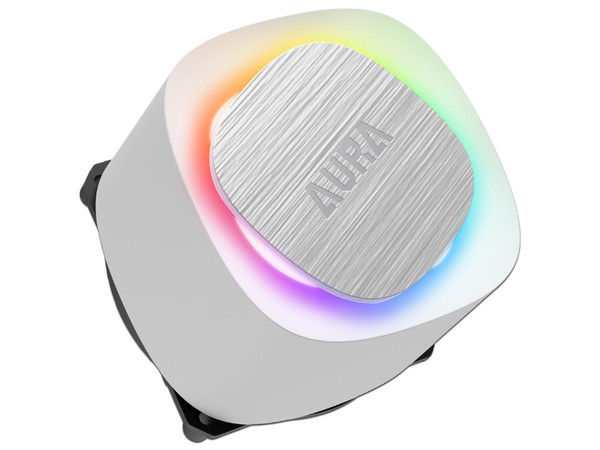 Sistema de Enfriamiento Liquido Gamdias Aura GL240 V2 WH de 240mm, ARGB. Color Blanco.