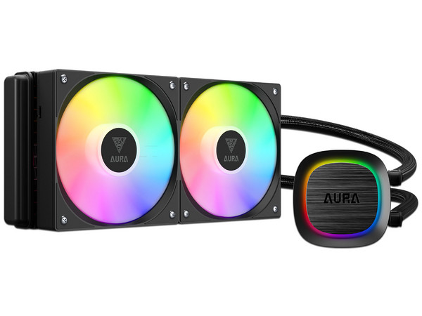 Sistema de Enfriamiento Liquido GAMDIAS AURA GL240 V2, 240mm, Color Negro.