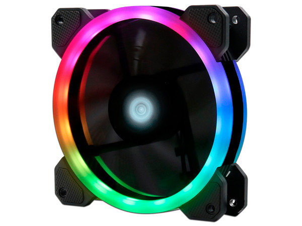 Ventilador Vorago FG400, 120 mm, RGB. (Se requiere el HUB de Game Factor )