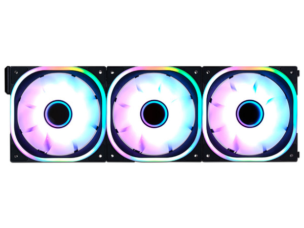 Kit de 3 Ventiladores Modulares Game Factor FKG500, 120mm, ARGB, 1900RPM, Color Negro.