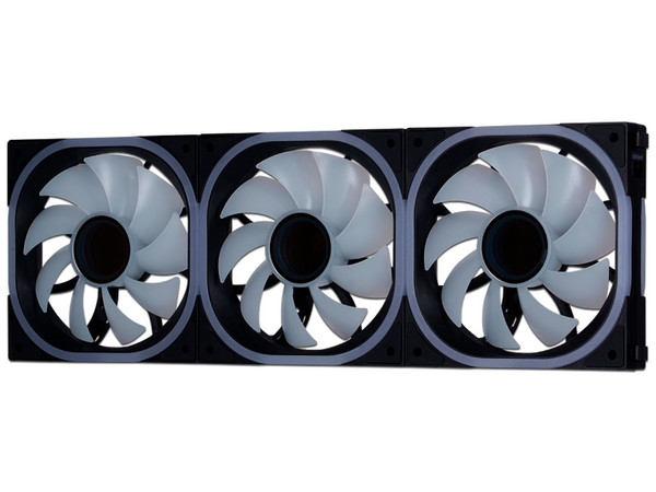 Kit de 3 Ventiladores Modulares Game Factor FKG500, 120mm, ARGB, 1900RPM, Color Negro.