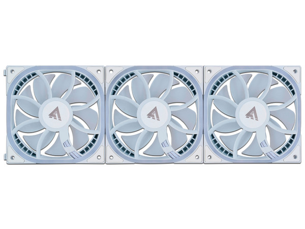 Kit de Ventiladores Game Factor FKG500 de 120mm, ARGB, 3 piezas. Color Blanco.