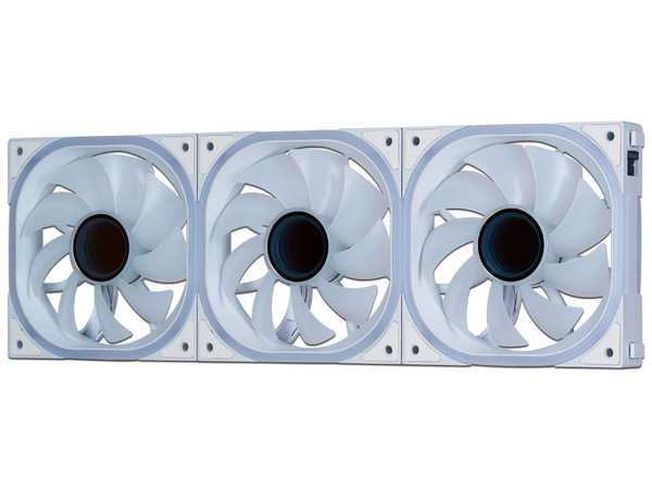 Kit de Ventiladores Game Factor FKG500 de 120mm, ARGB, 3 piezas. Color Blanco.
