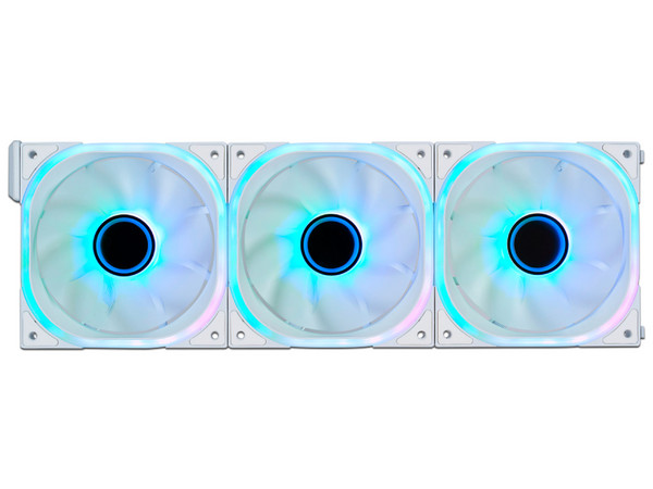 Kit de Ventiladores Game Factor FKG500 de 120mm, ARGB, 3 piezas. Color Blanco.