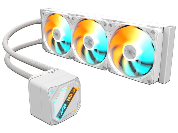 Sistema de Enfriamiento Líquido Gigabyte GAMING 360 ICE, 360mm, 2200 RPM, ARGB, Color Blanco