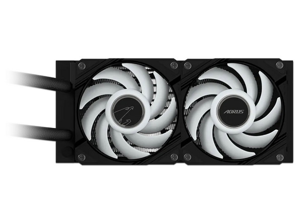 Enfriamiento Líquido Gigabyte AORUS Waterforce II 240, 2 Ventiladores de 120mm ARGB, TDP de 300W, Compatible con LGA Intel 115x, 1200, 1700, 1851 y AMD AM5, AM4