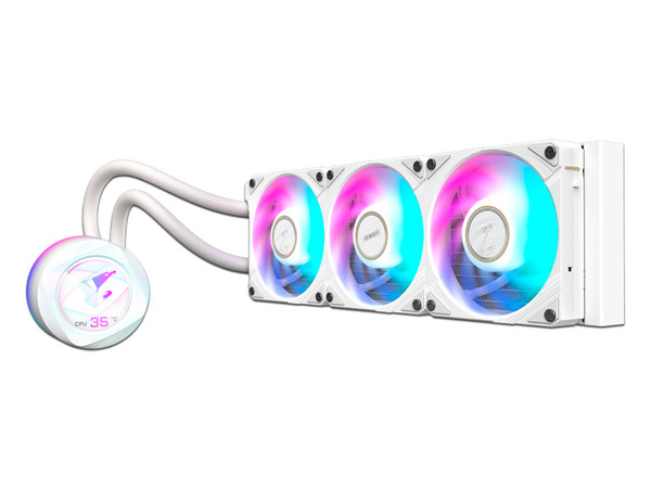Sistema de Enfriamiento Líquido Gigabyte AORUS Waterforce X II 360 ICE, 360mm, Color Blanco.