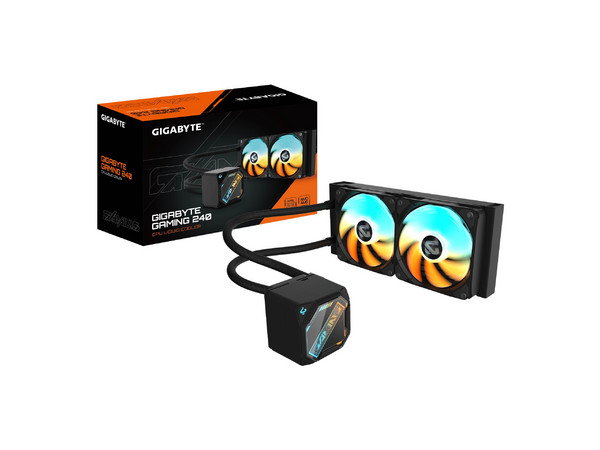 Enfriamiento Líquido Gigabyte, GME 240, Ventiladores 2 x 120 mm, ARGB, 2200 RPM, Color Negro.