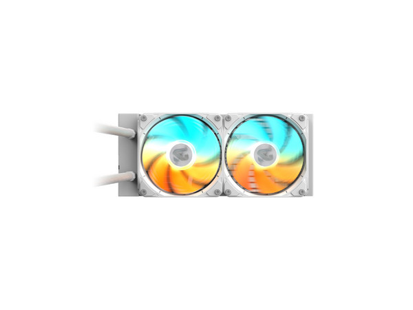 Sistema de Enfriamiento Líquido Gigabyte Gaming 240 ICE, ARGB, 2 x 120mm, Color Blanco.