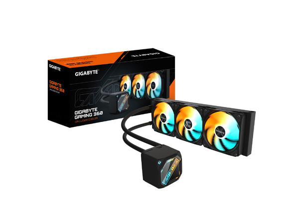 Sistema de Enfriamiento Líquido Gigabyte GAMING 360, 360mm, 2200 RPM, ARGB, Color Negro.