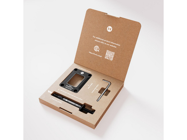 Marco para Procesador HYTE ACC-HYTE-SPF-1851-BB, Compatibilidad con Socket LGA1851/ LGA1700 y AM5, Incluye llave inglesa y pasta térmica. Color Negro.