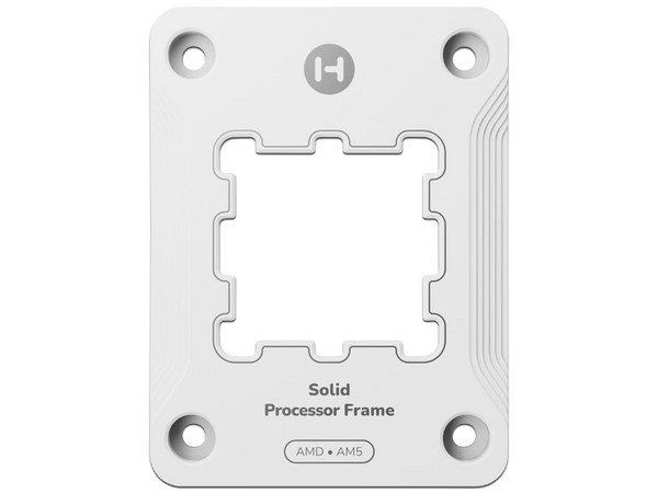 Marco para Procesador HYTE ACC-HYTE-SPF-AM5-WW, Compatibilidad con Socket AM5 y LGA1851 Ultra Serie 200, Incluye llave inglesa y pasta térmica, Color Blanco.