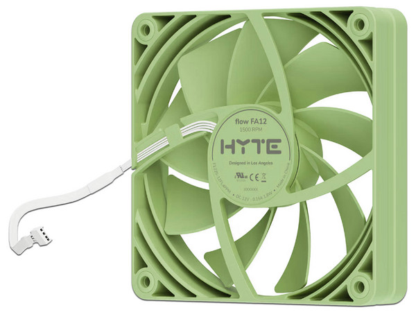 Ventiladores HYTE FA12, 120mm PWM. Colores Matcha Verde.