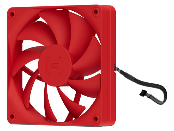 Kit De 4 Ventiladores HYTE FA12, 120mm, Color Rojo.