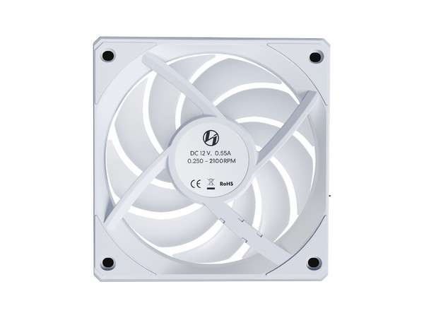 Kit de 3 Ventiladores Lian Li UNI FAN CL, 120mm, RGB, Hasta 2100 RPM, Aspas Invertidas, Con Controlador, Inalámbricos, Color Blanco.