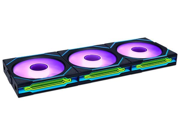 Kit de 3 Ventiladores Lian Li UNI SL-INF, 120mm, hasta 2300RPM, RGB, Color Negro.