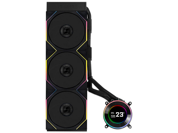 Sistema de Enfriamiento Líquido Lian Li HYDROSHIFT II LCD-C 360TL, Pantalla LCD de 2.1