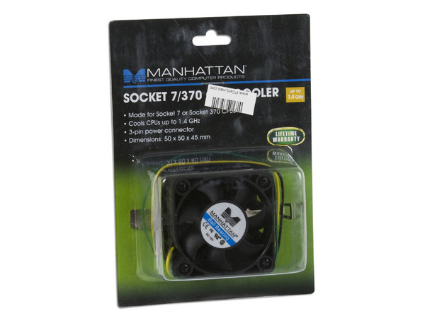 Disipador y Ventilador Manhattan para AMD Socket 7/370