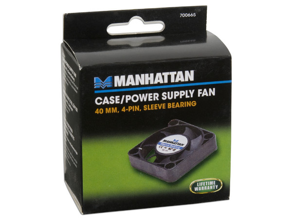 Ventilador para Gabinete Manhattan, 40 mm. conector molex 4pines