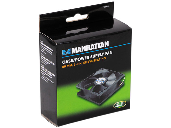 Ventilador para Gabinete Manhattan, 80 mm.