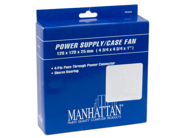 Ventilador para Gabinete Manhattan, 120 mm.
