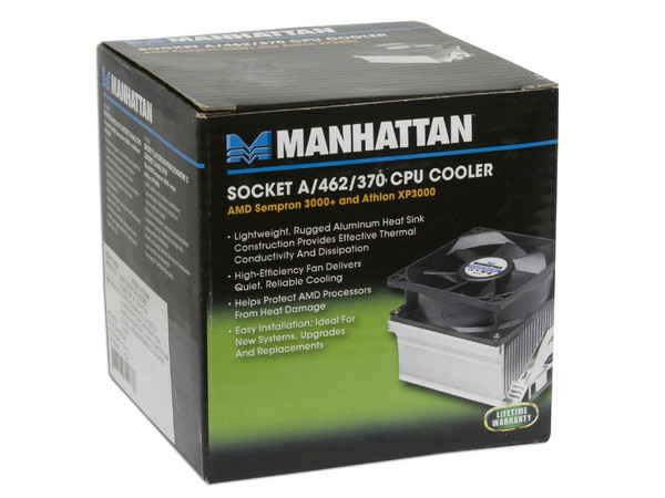 Disipador y Ventilador Manhattan para AMD Socket A/462/370