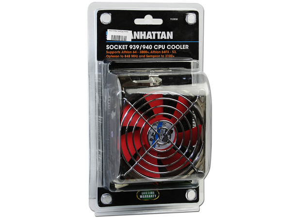 Disipador y Ventilador Manhattan para AMD Socket 939/940