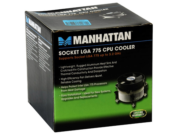 Disipador y Ventilador Manhattan para Intel Socket 775