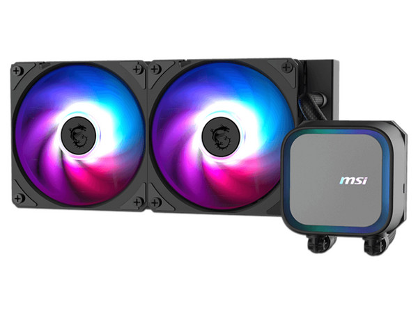 Disipador CPU MSI MAG CORELIQUID A13 240, Enfriamiento Líquido, Doble Ventilador de 120 mm, Color Negro.