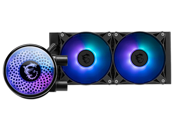 Sistema de Enfriamiento Líquido MSI CORELIQUID A12 240, Con Iluminación RGB, 240mm, Color Negro.