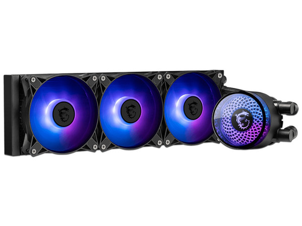 Sistema de Enfriamiento Líquido MSI CORELIQUID A12 360, Con Iluminación RGB, 360mm, Color Negro.